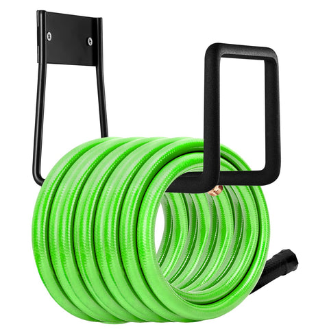 Sageme hose hanger wall mount closeup showing rugged iron and anti-slip coating.