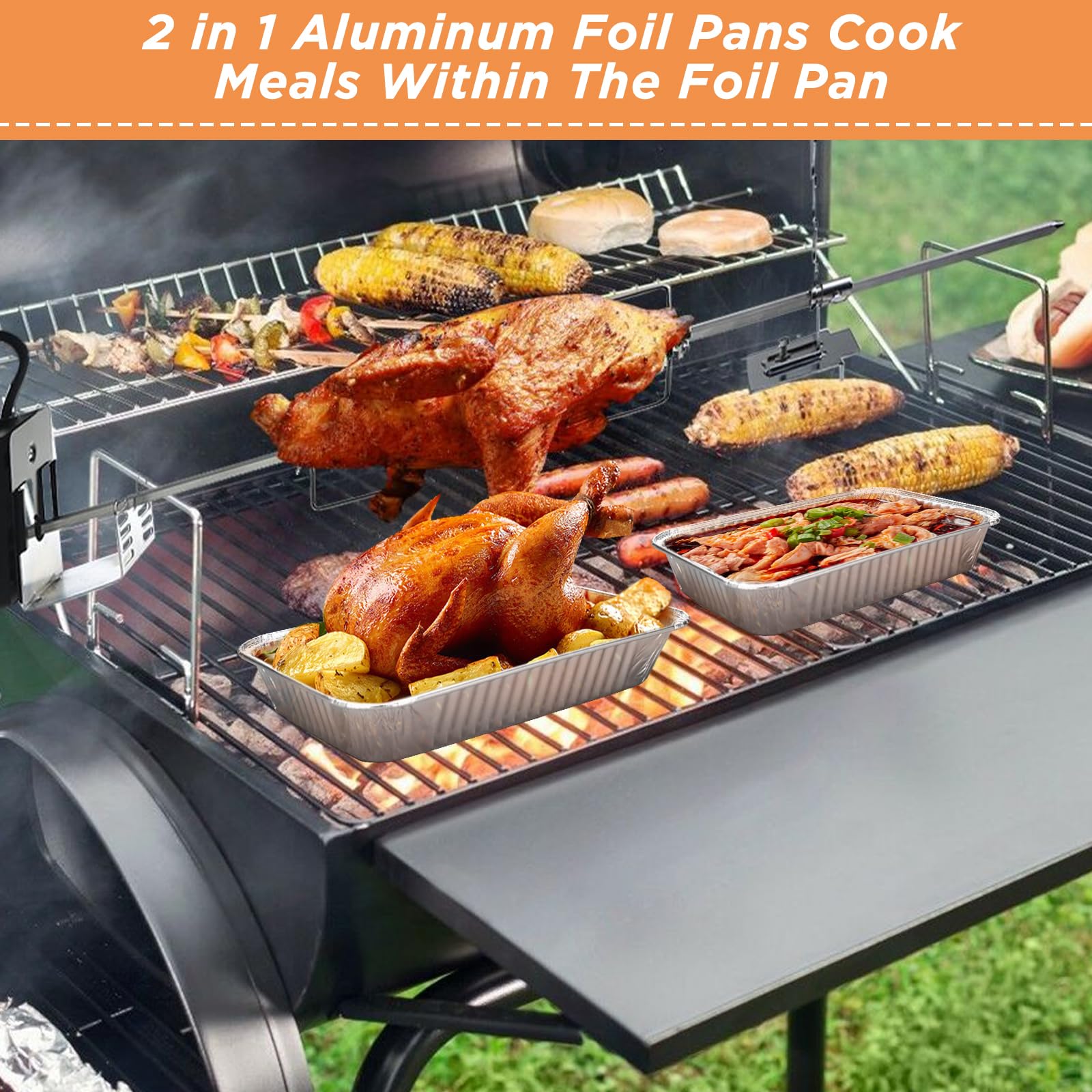 Sageme Q grills foil tray, versatile for snacks and small baking tasks.