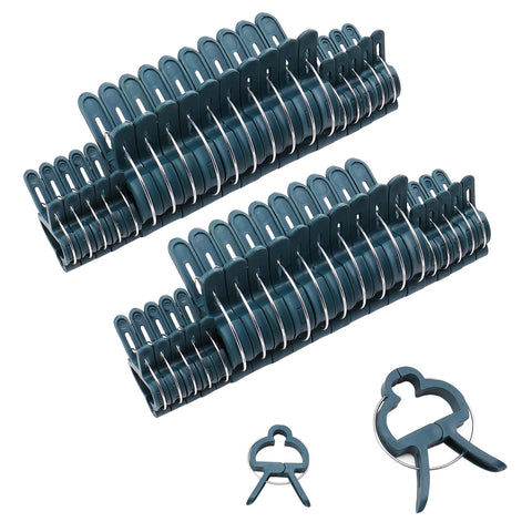 Sago Brothers plant clips attached to a tomato cage for stable support