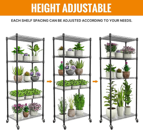 Sagrynfp wheeled stand allows easy movement and seasonal relocation.