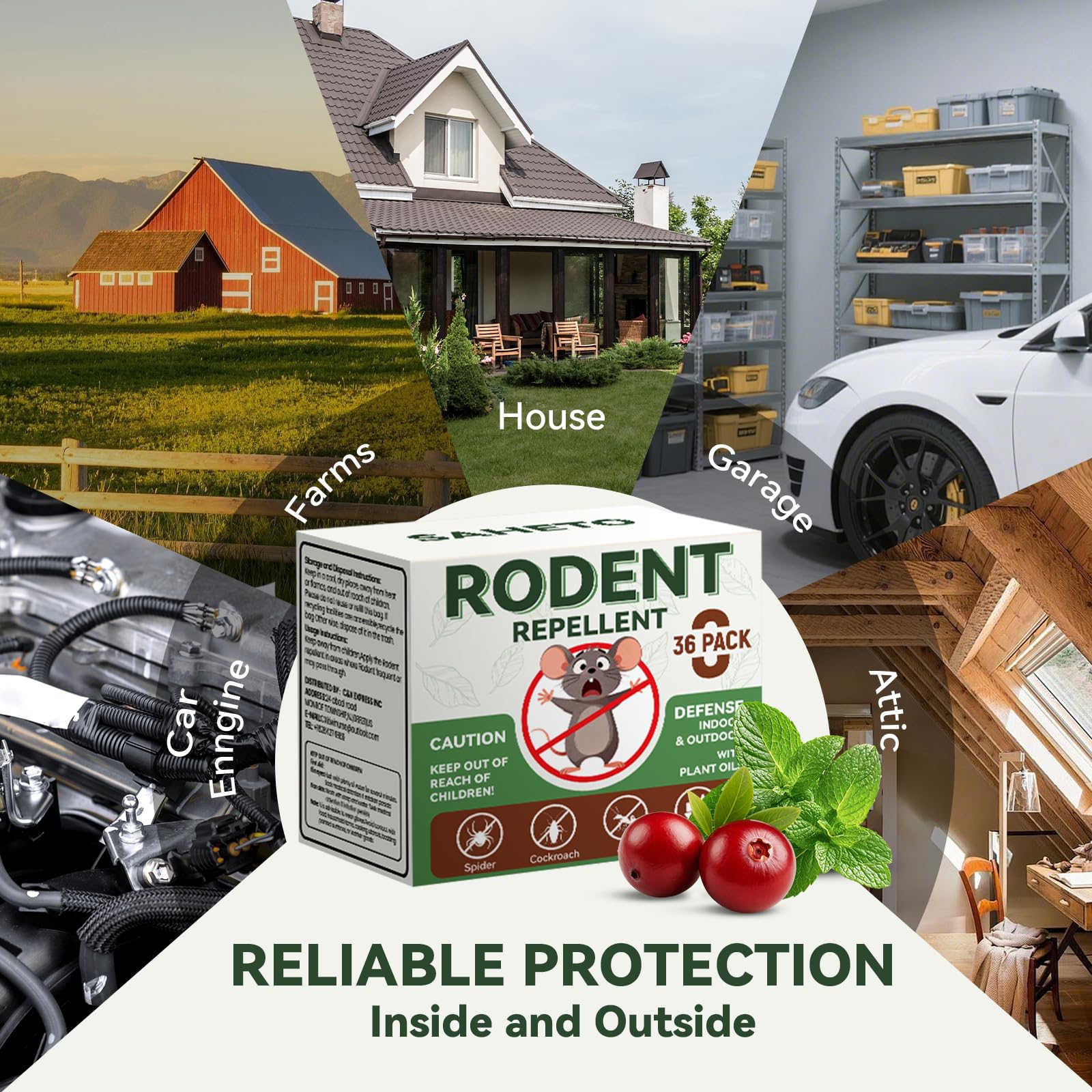 SAHETO Safe for families and pets when used as directed image.