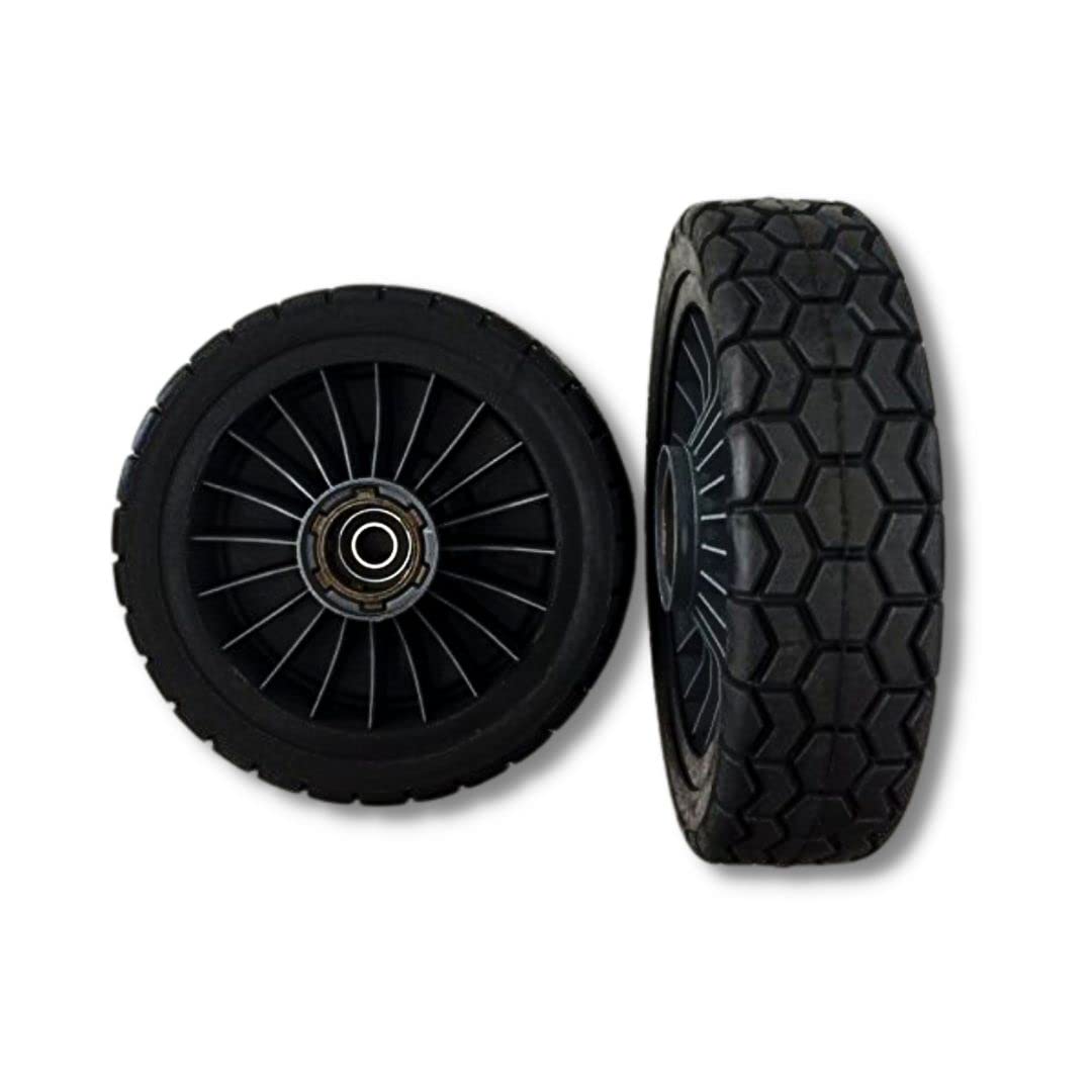 Replacement 42700-VK6-020ZA wheel set for Honda HRC216 with durable commercial-grade bearings.