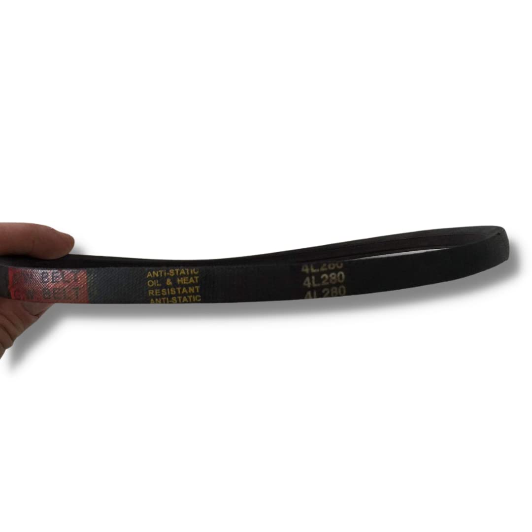 SaidiCo 28in belt detail, static-dissipating surface reduces cling and debris during edging