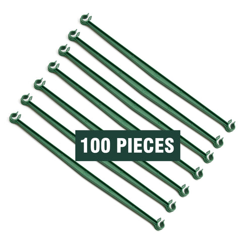 Saihisday 100pcs stake arms kit provides flexible garden staking options.