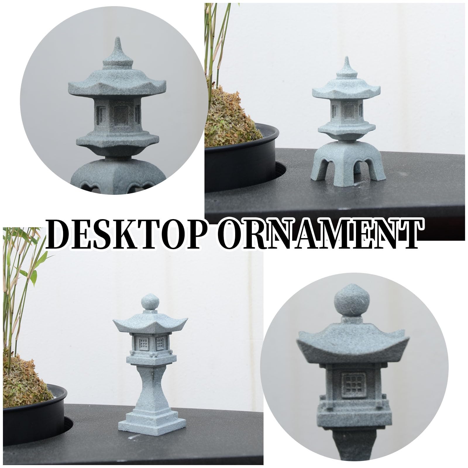Saihisday bonsai ornament for tiny rockeries and terrariums