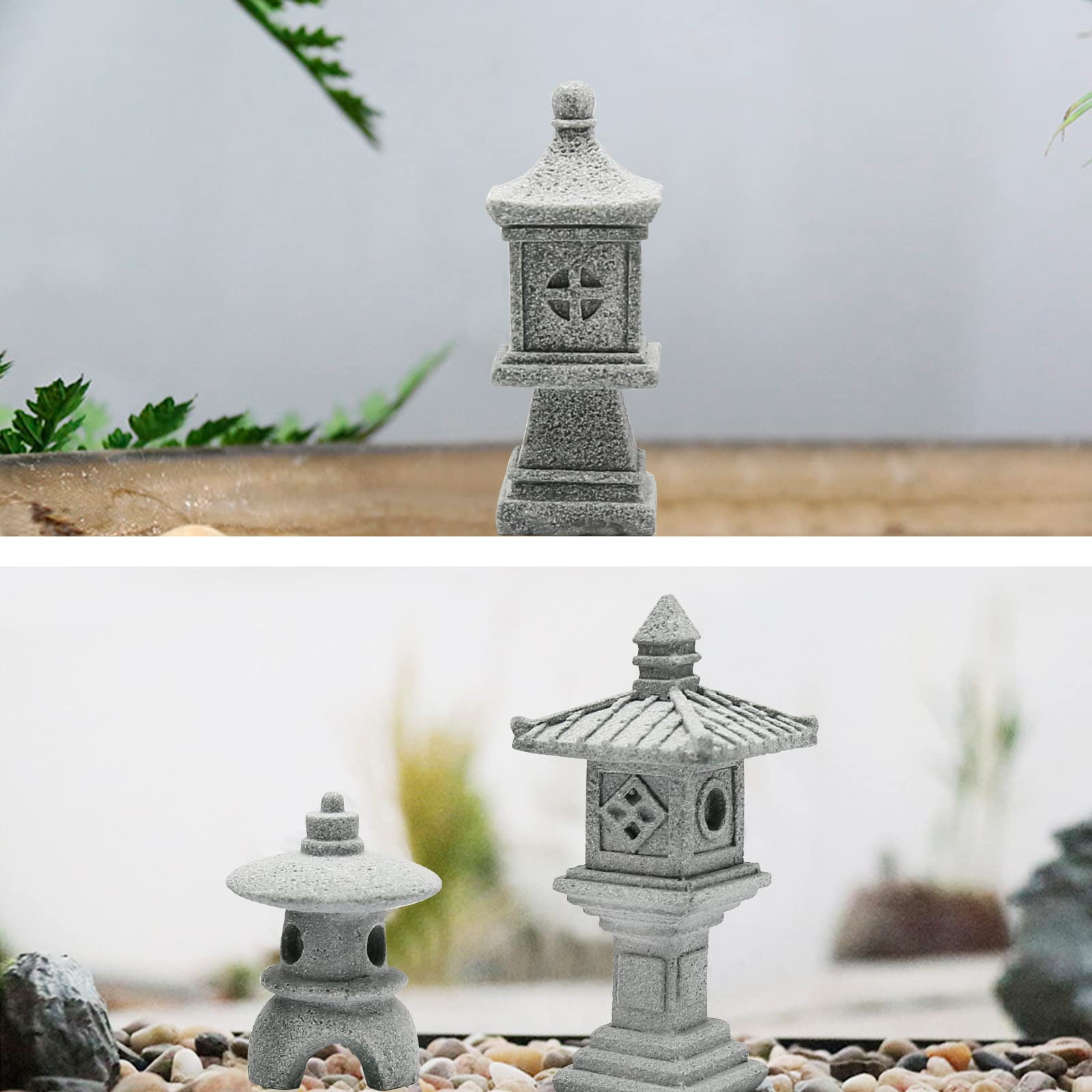 Saihisday fairy garden pagoda decor brings whimsical serenity to outdoor spaces.