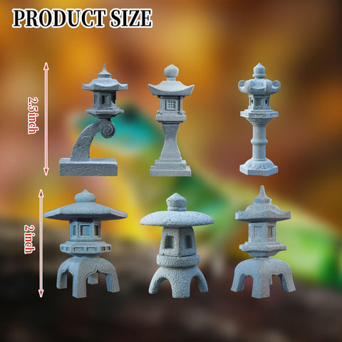 Saihisday Japanese pagoda sculpture adds visual interest on a shelf or desk