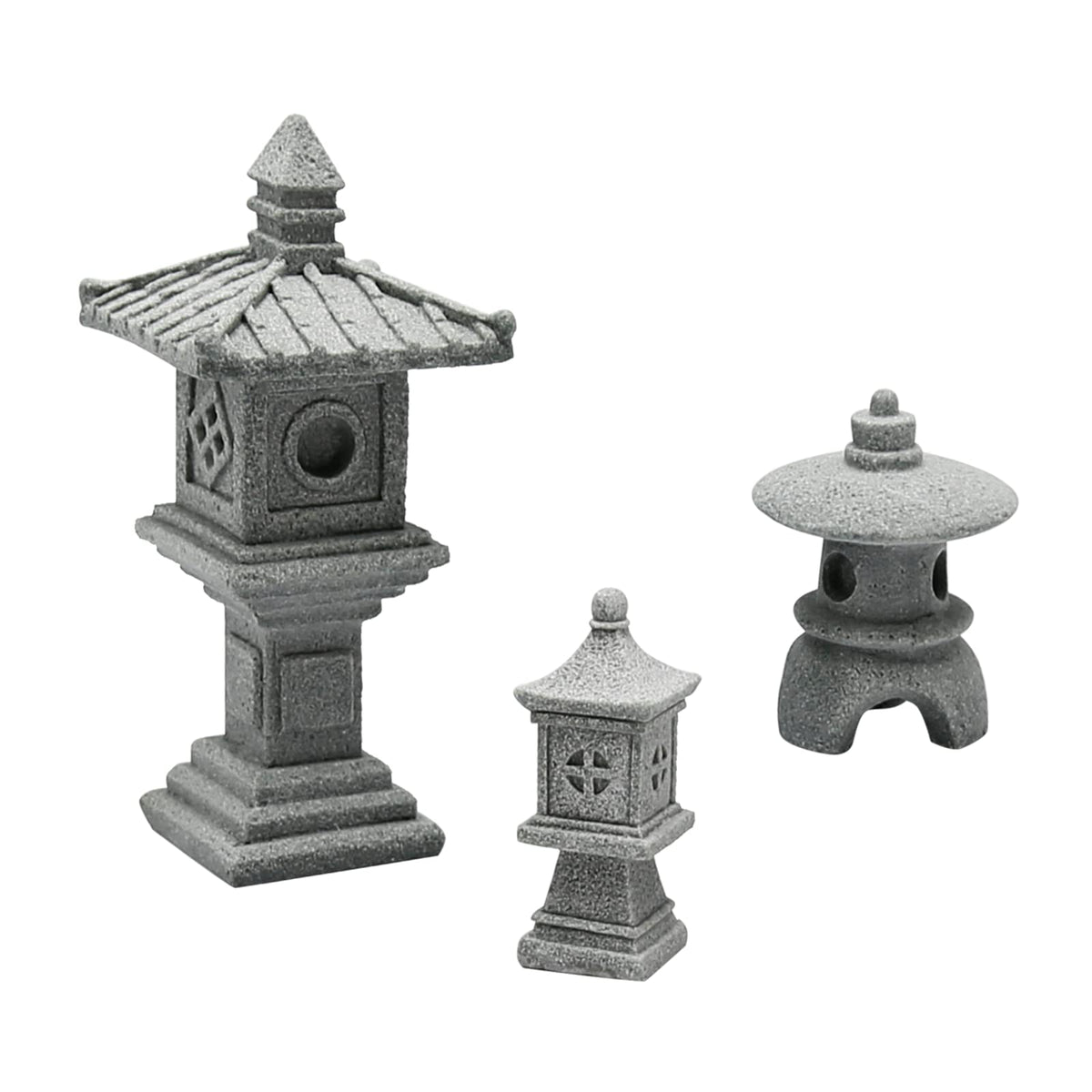 Saihisday mini pagoda lantern for garden adds tranquil focal point.