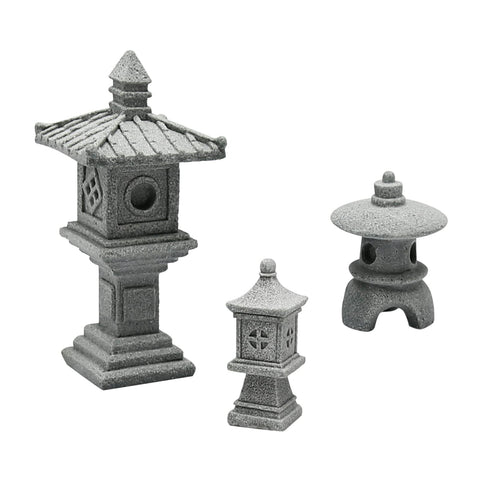 Saihisday mini pagoda lantern for garden adds tranquil focal point.