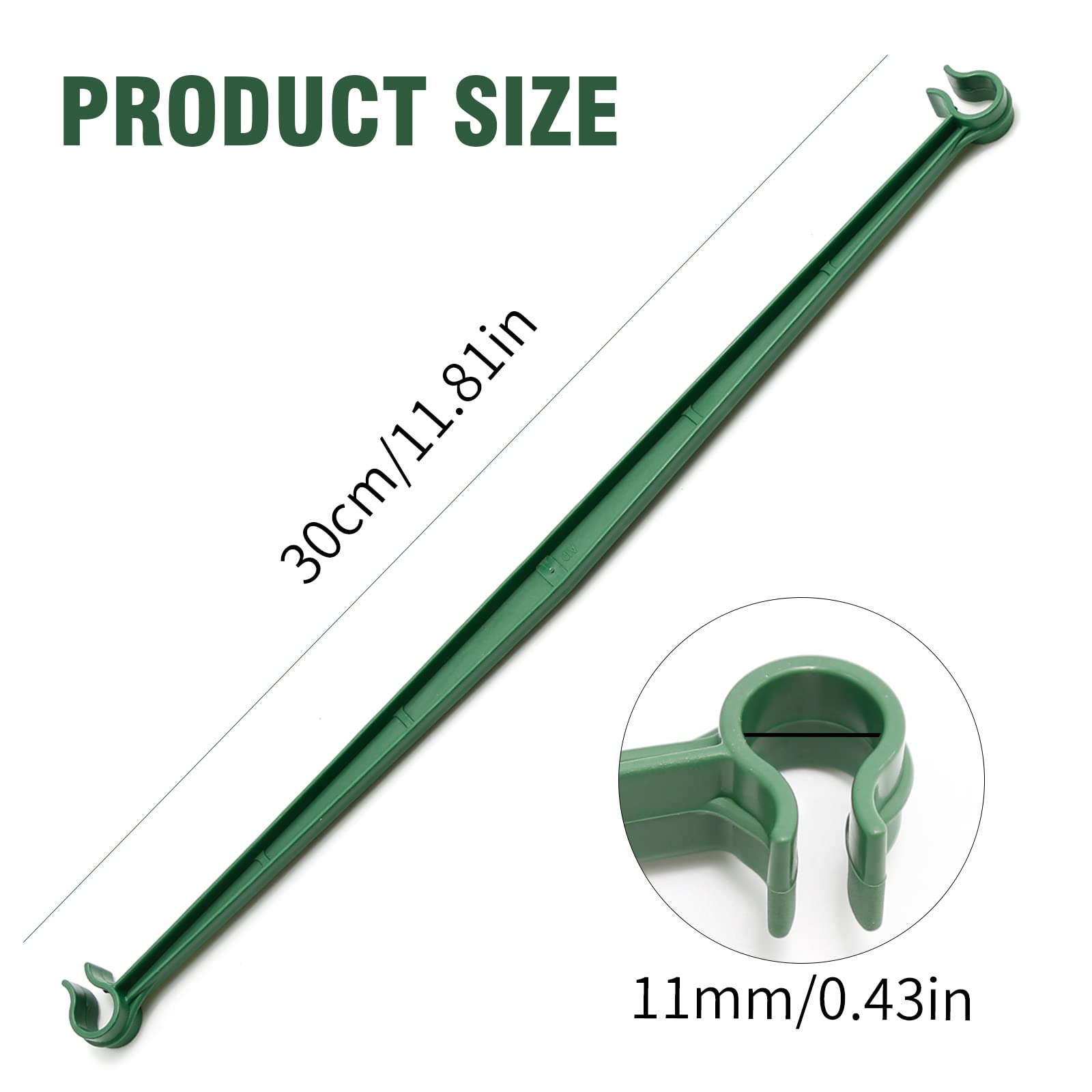 Saihisday plastic cross-arm stake connectors for versatile trellis builds.