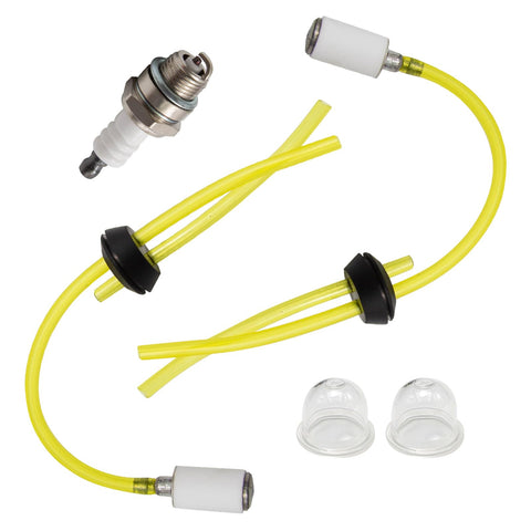Saihisday spark plug included for compatible engine ignition.