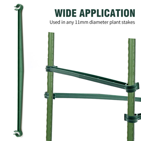 Saihisday tomato cage reinforcement set strengthens existing plant cages.