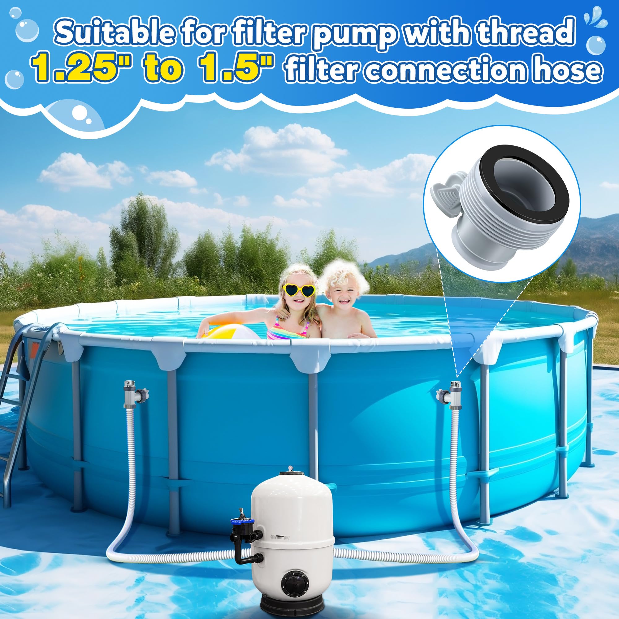 Saillong backwash-ready valve helps control flow during filter cycles.