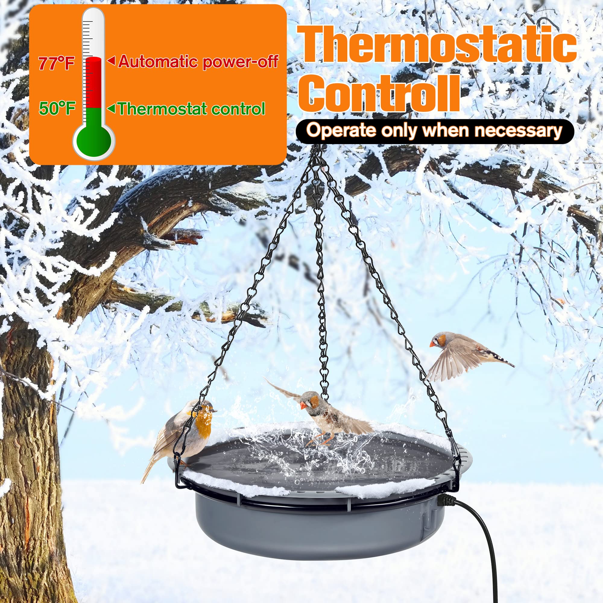 Saillong bird bath with deep center and shallow rim for birds