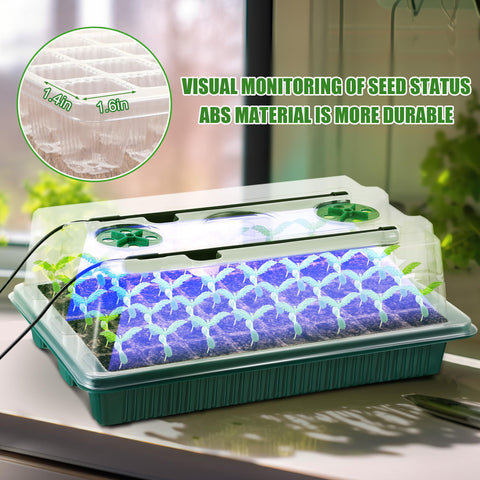 Saillong durable, reusable plastic makes this kit a long-lasting indoor gardener companion