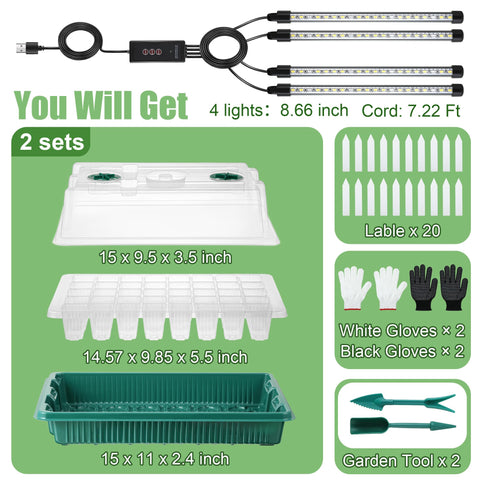 Saillong durable reusable seed tray for multiple growing seasons.