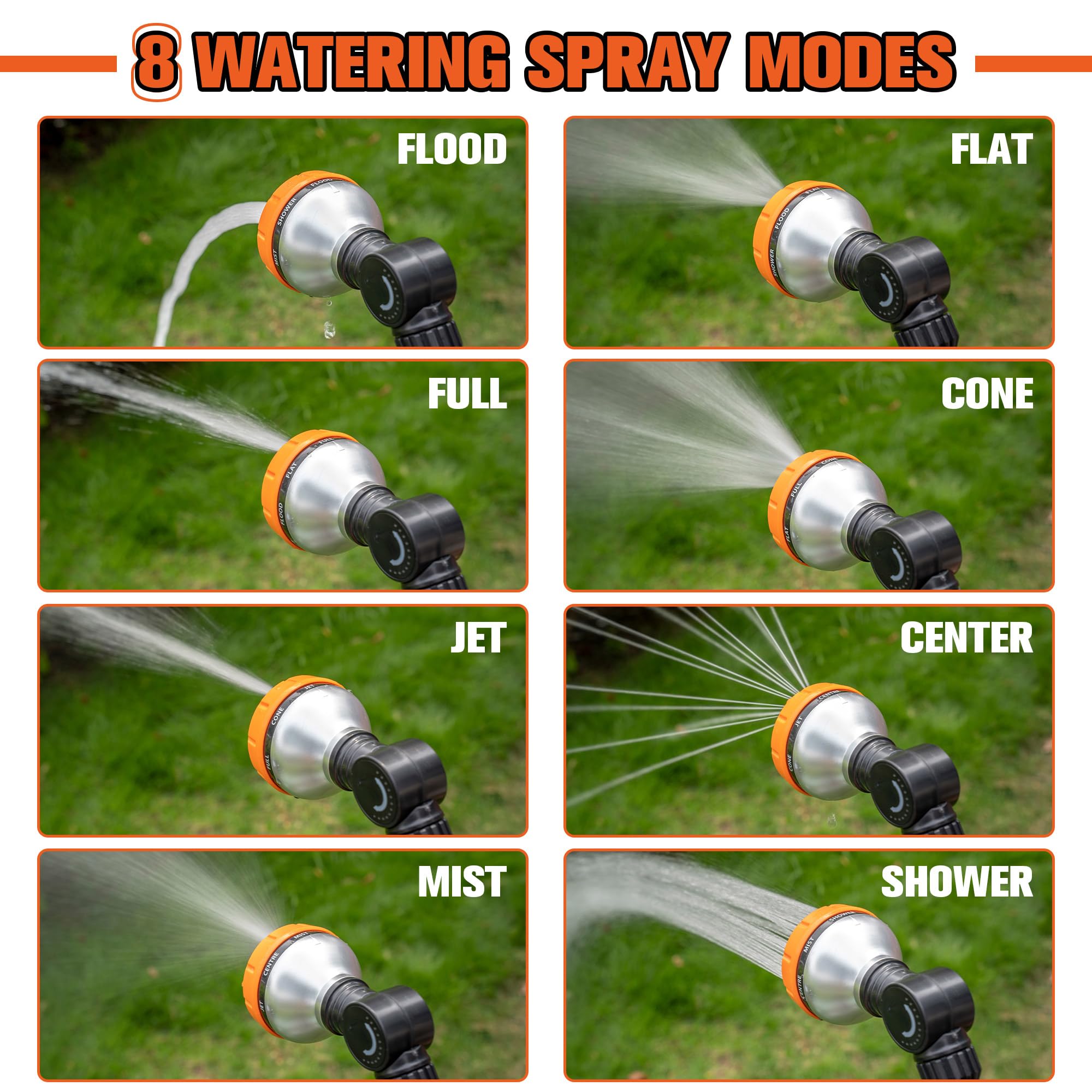Saillong ergonomic steel rod wand delivers comfortable, durable watering.