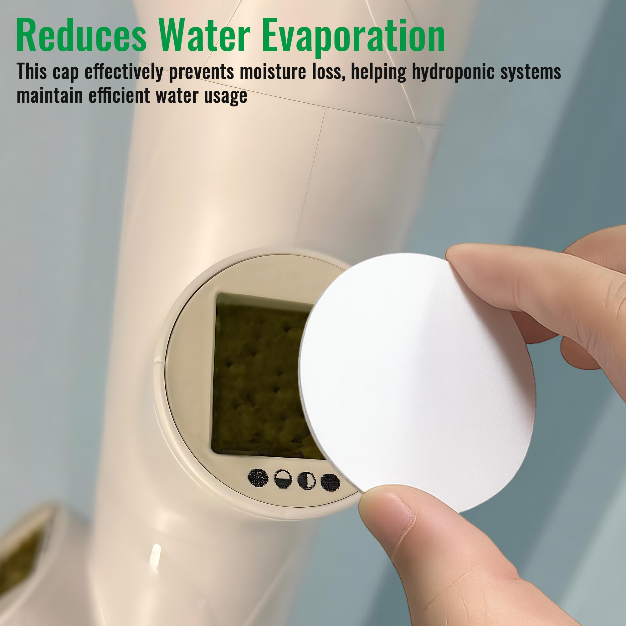 Saillong Gardyn yPod cap heat-resistant and UV-proof for lasting indoor use.