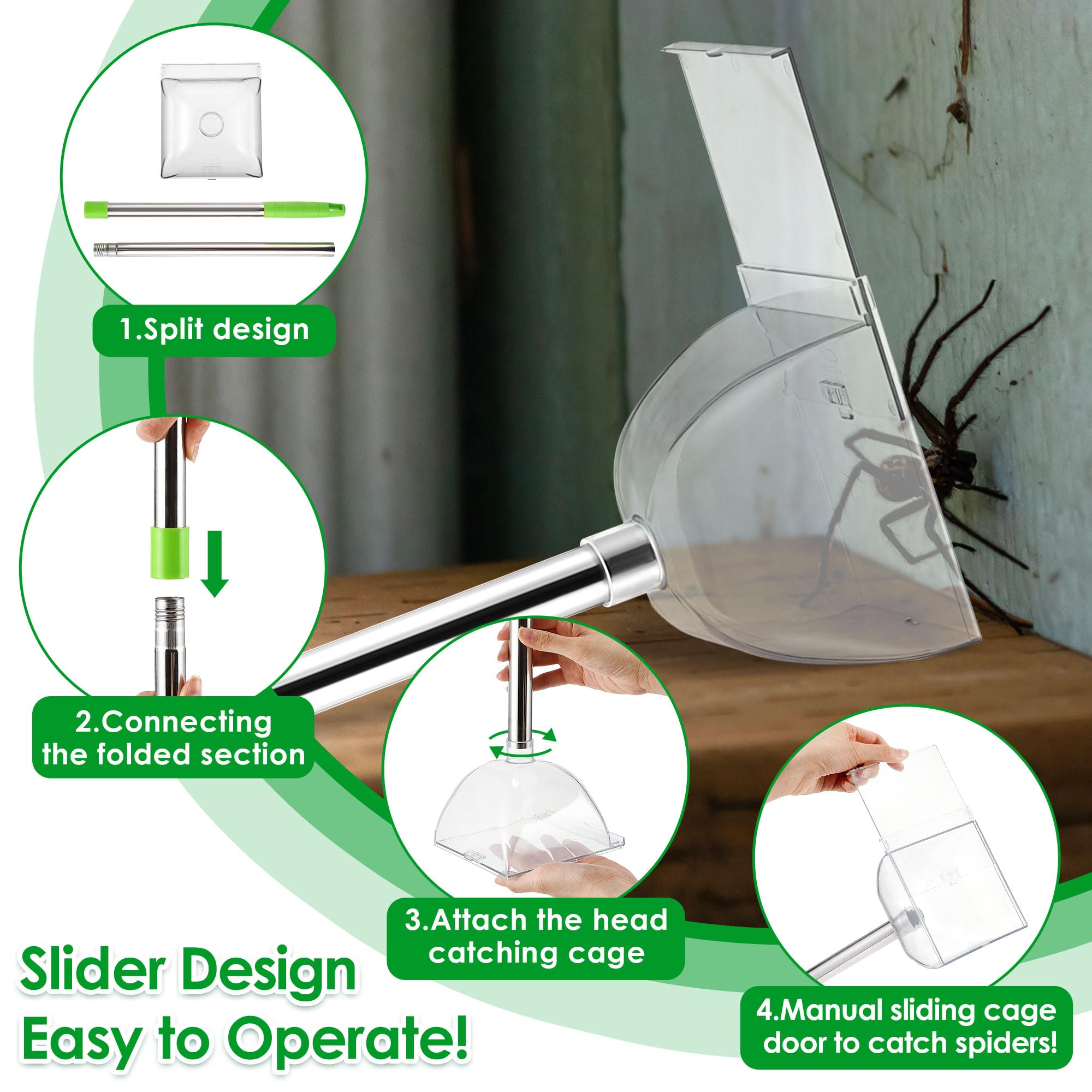 Saillong aluminum handle is removable for easy storage.