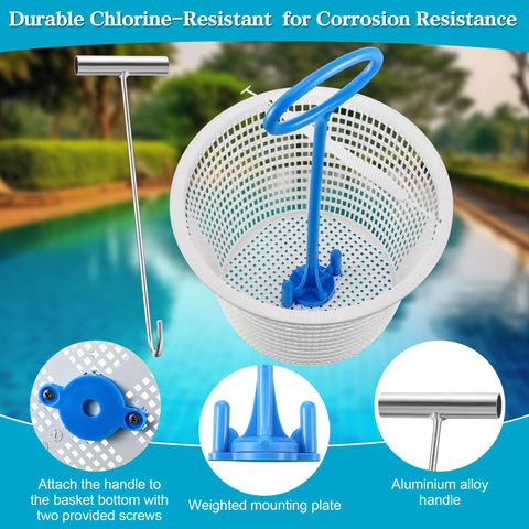 Saillong stainless steel hook supports quick lifting of the basket.