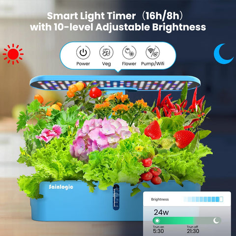 Sainlogic auto timer controls light and irrigation with ease