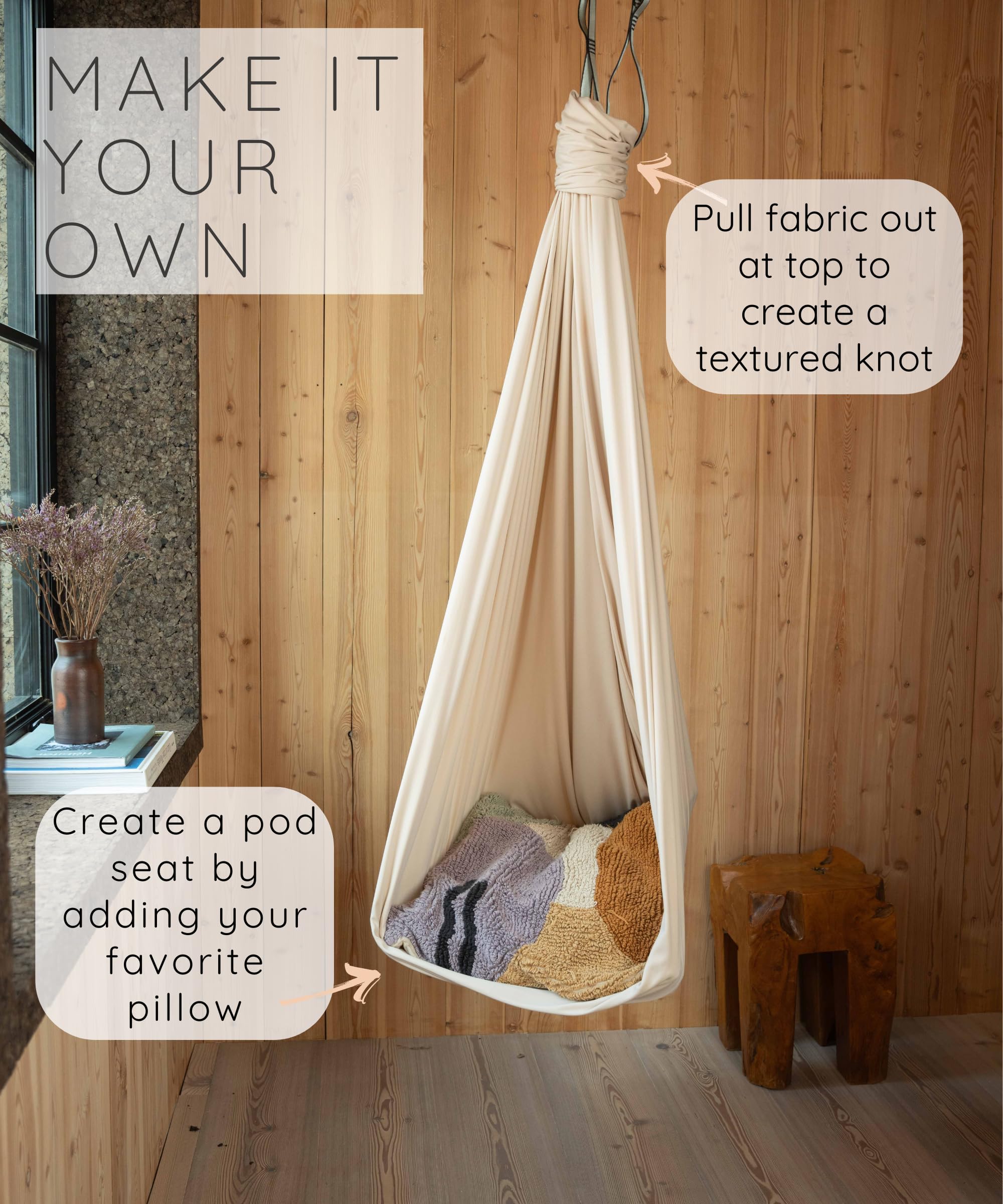 Saint Esen sensory swing sturdy 200-lb support for kids and adults