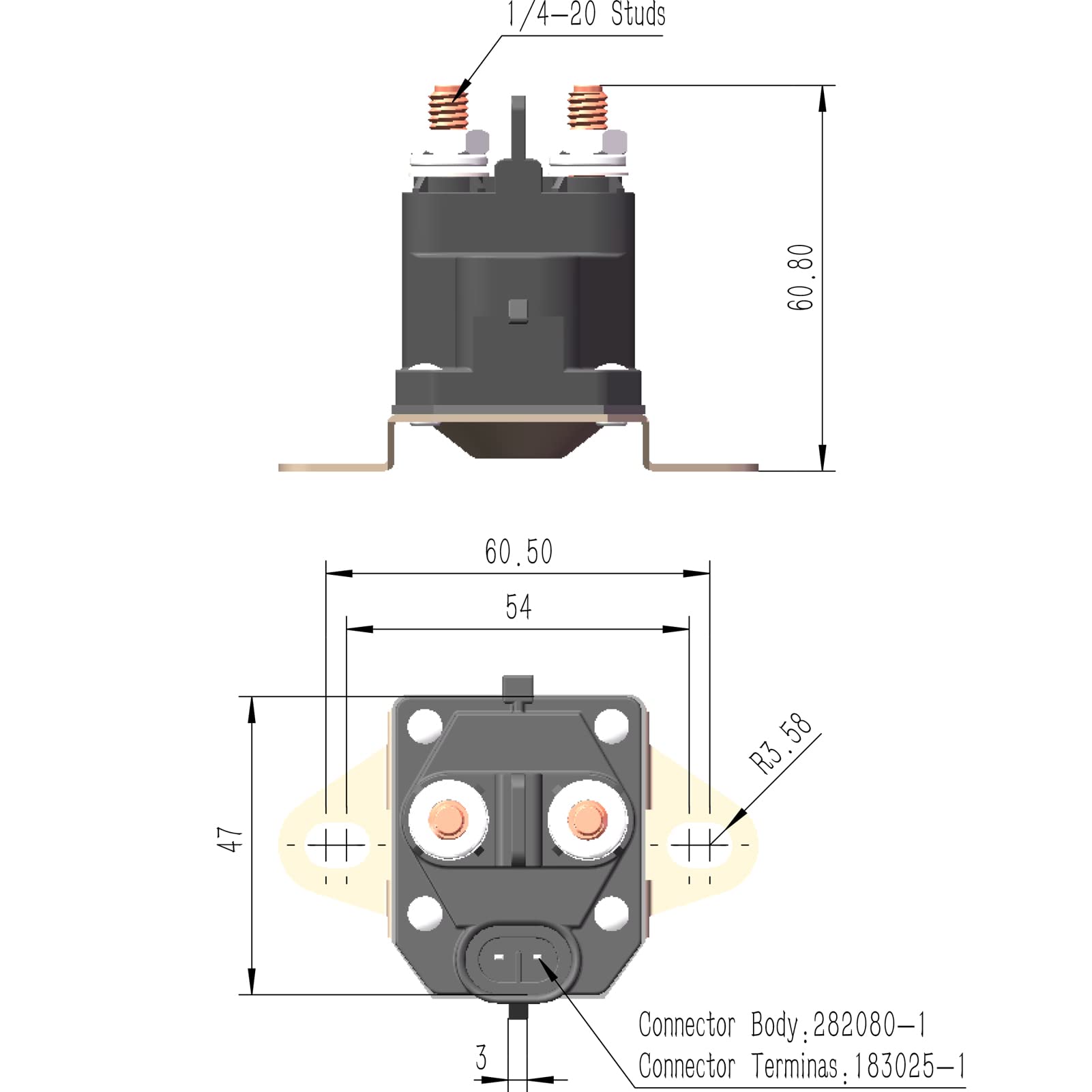 Saiyugty easy-install starter solenoid designed for DIY maintenance and quick swaps.