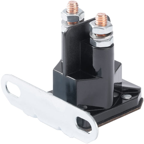 Mounted on a zero-turn mower, Saiyugty 030817 solenoid ensures smooth starting.