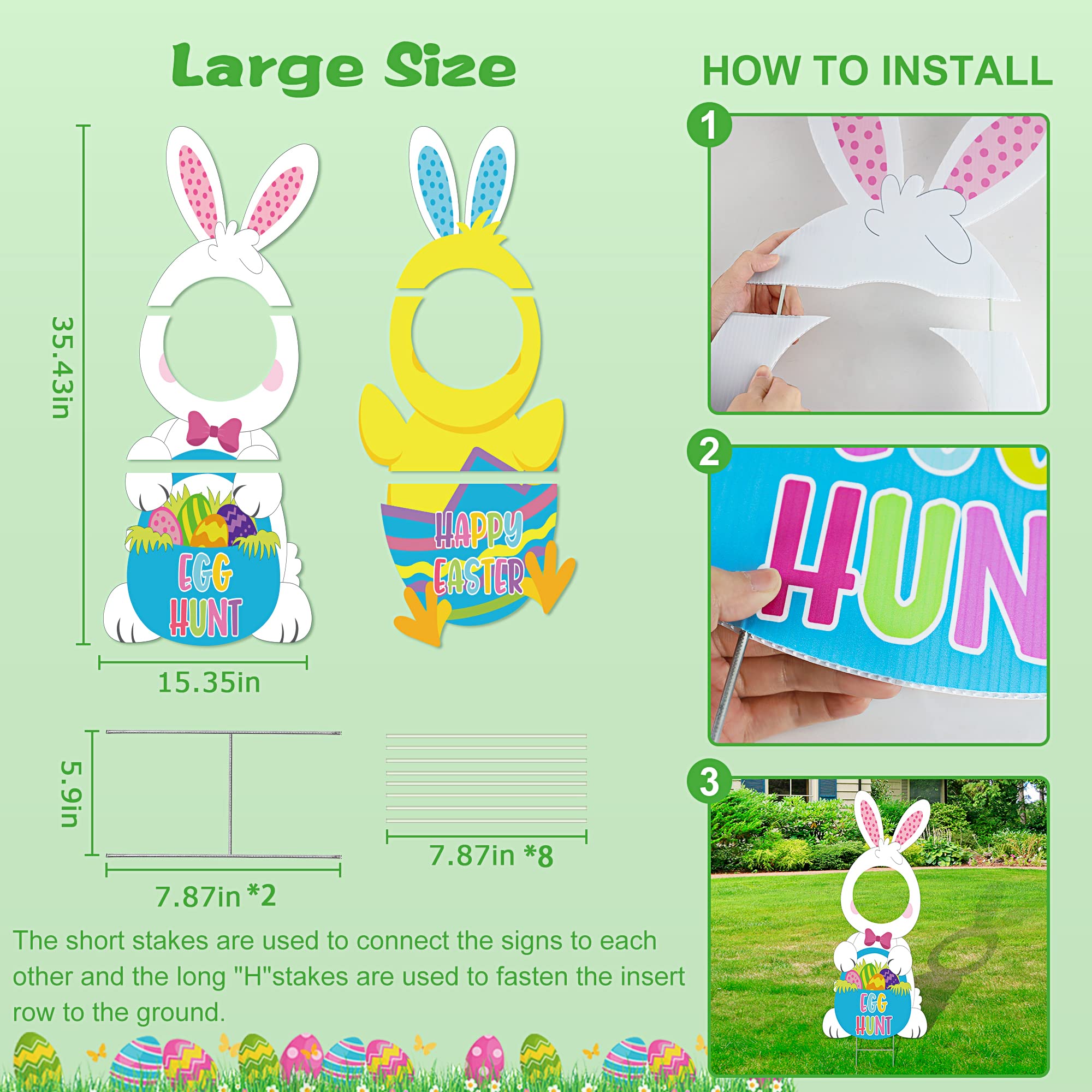 Sakayo Easter chick yard sign brightens lawns for spring celebrations