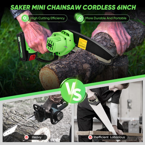 Saker chainsaw guide chain durability supports clean cuts