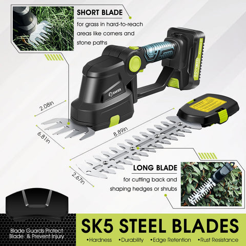 Saker 2-in-1 switch enables quick blade changes