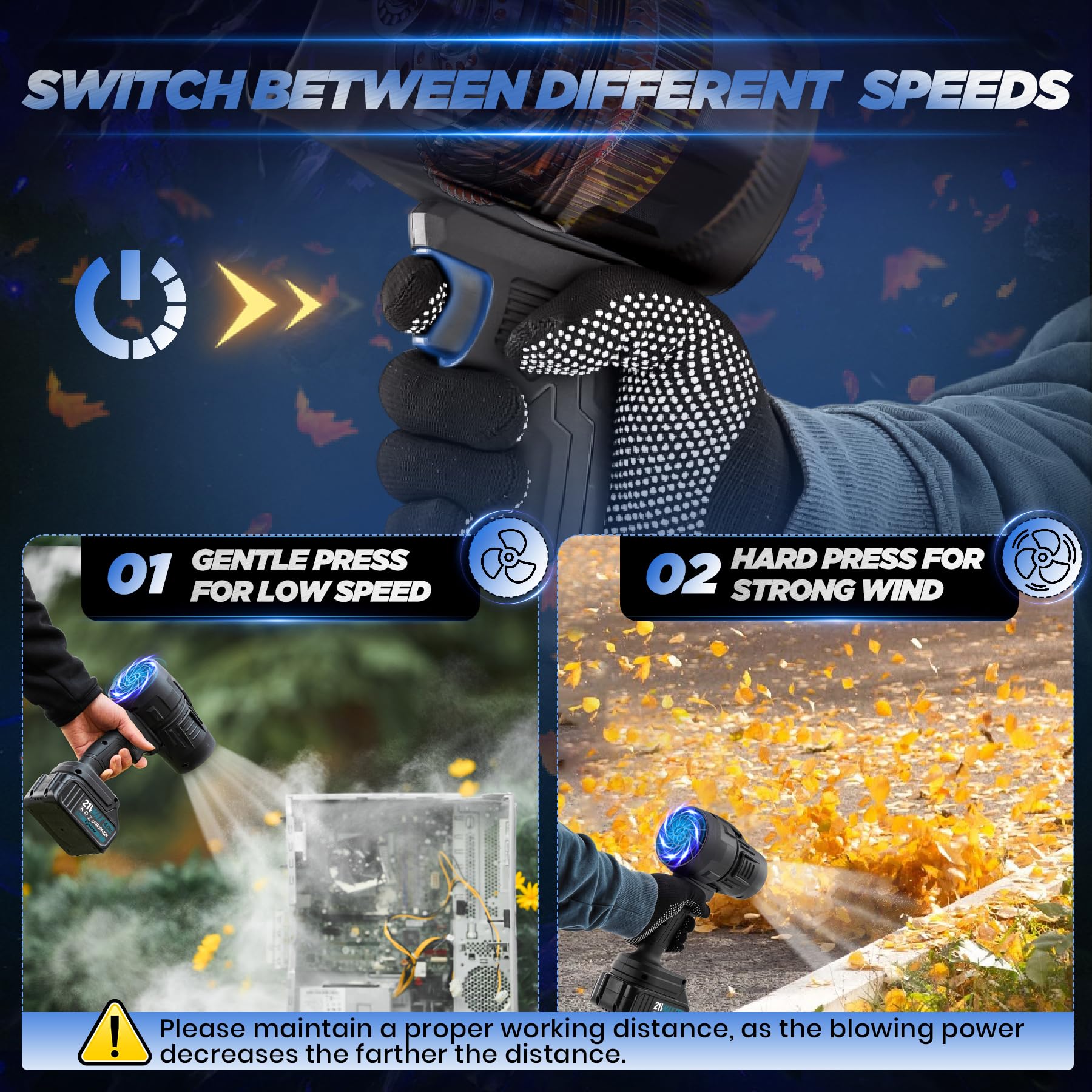 Saker compact handheld design suited for quick cleanups.