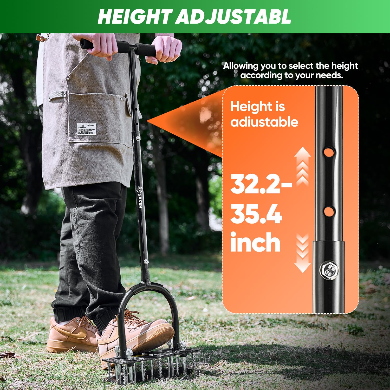 Saker easy-clean design reduces clogging after use