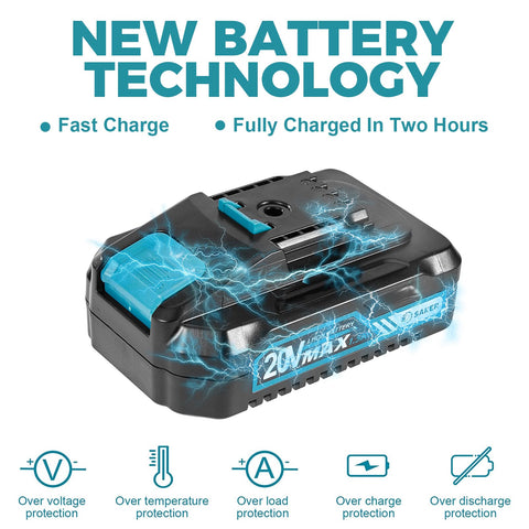 Saker Mini Chainsaw with two batteries supports longer sessions.
