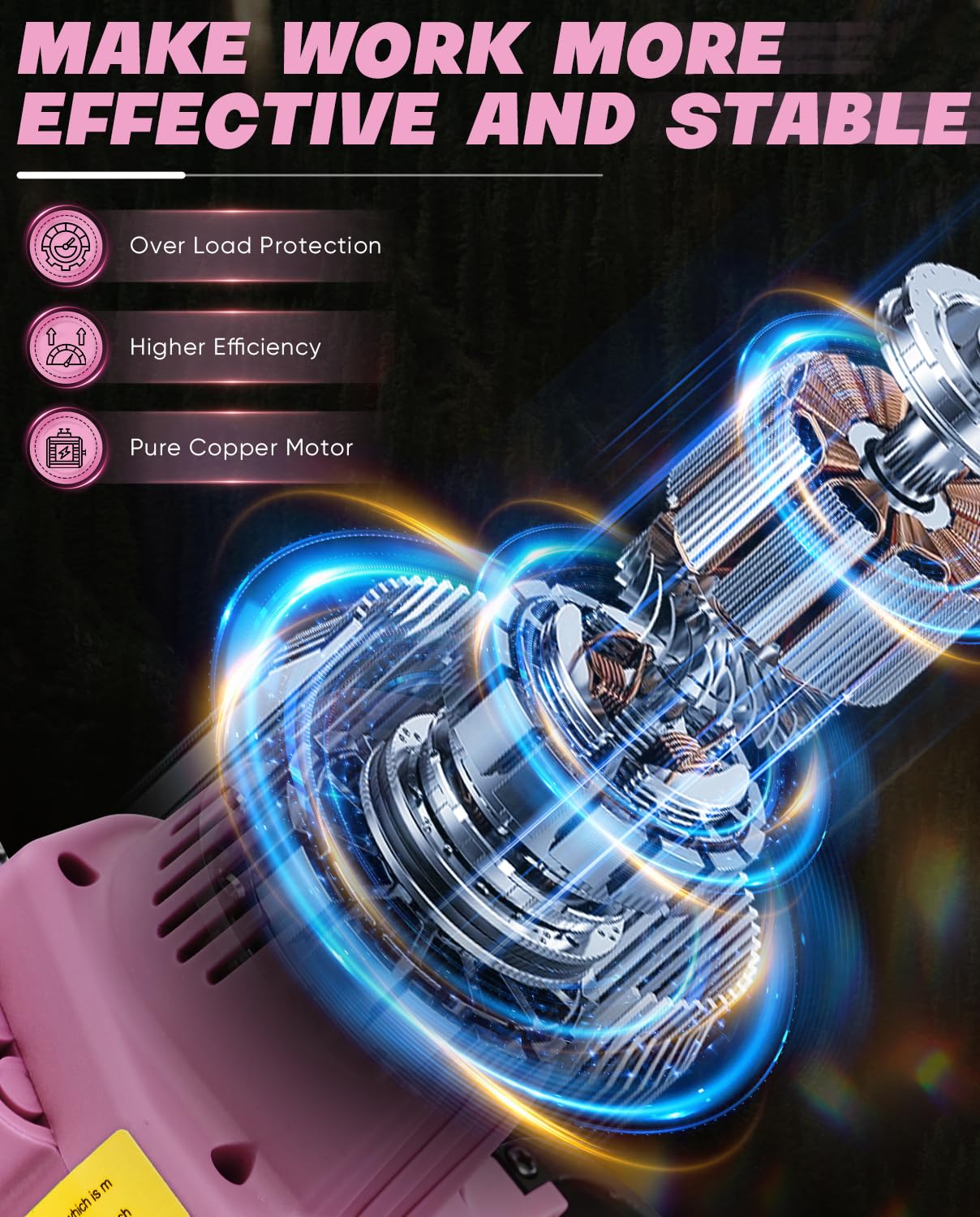 Lightweight design of Saker Mini Chainsaw enhances control and reduces fatigue