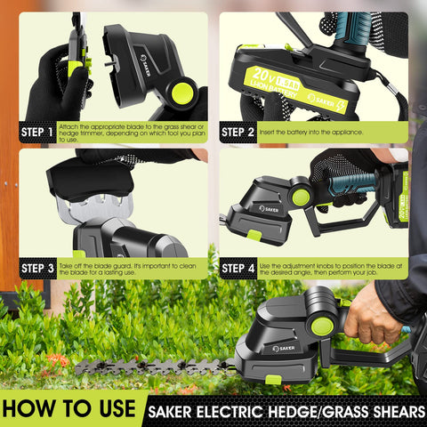 Saker safety guards and blade-lock features prevent accidental starts.