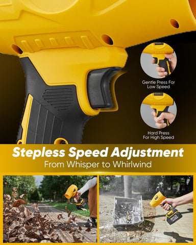 SakerPlus adjustable speed control for precise benches and shelves cleanup