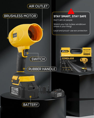 SakerPlus versatile multi-surface cleaner for leaves, dust, and light snow