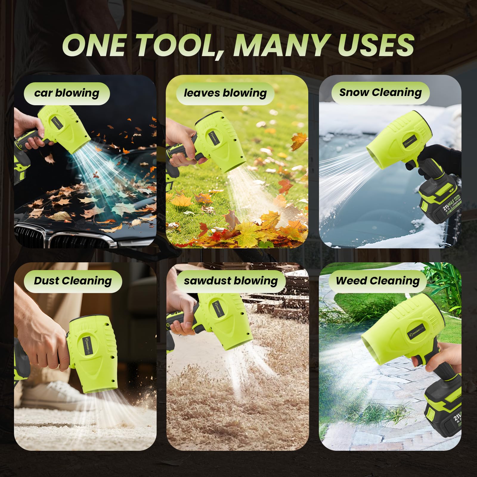 SakerPlus ultra-lightweight design at 2.2 lbs for one-handed use.