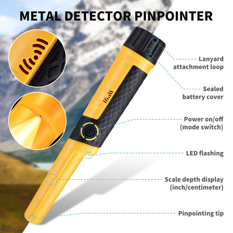 SAKOBS pinpointer three alert modes adapt to environments and preferences.