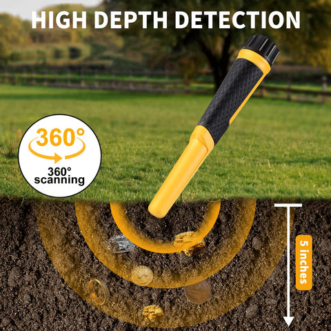 SAKOBS pinpointer waterproof design enables underwater hunts up to 3 meters.