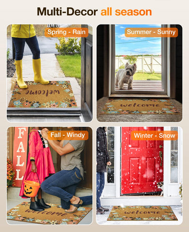 SAKSUN versatile indoor-outdoor mat suits porches and offices.