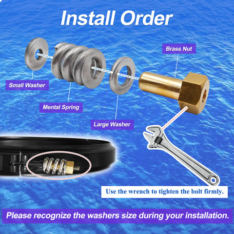 Salangid 53108900 nut and washers pack for complete replacement
