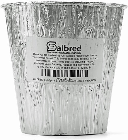 Salbree heat resistant disposable liner withstands high grill temps for reliable lining.