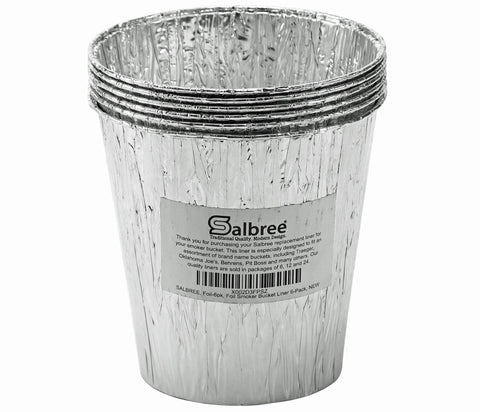 Salbree Traeger grease bucket liner fit demonstrates compatibility with pellet grills.