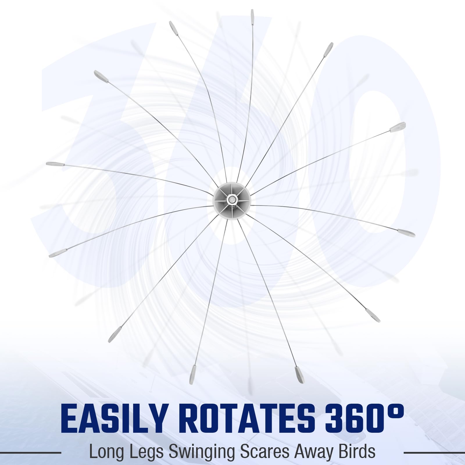 Salcod 360 long-leg deterrent quick install base enables easy mounting