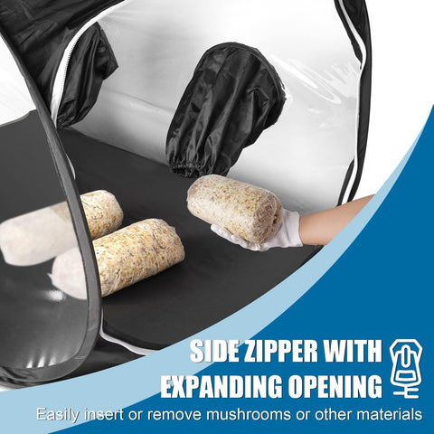 Salcod dual-zipper side openings for quick loading and versatile access.