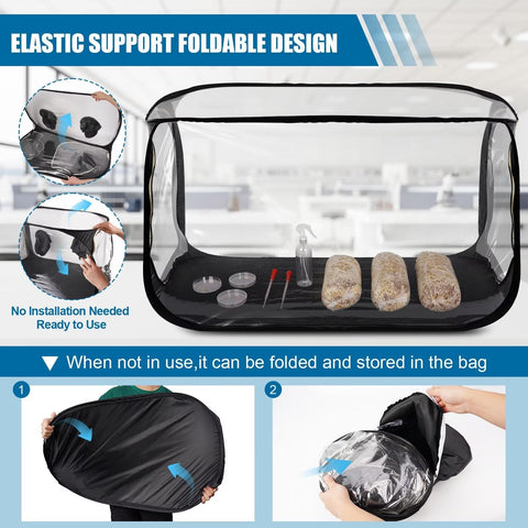 Salcod elastic support frame ready to use for fast setup.