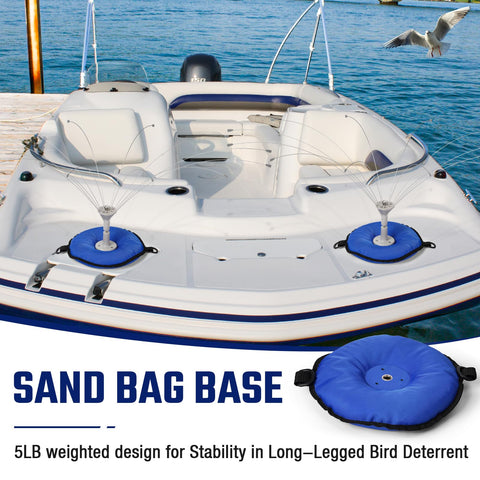 Salcod long legs deterrent attachment demonstrates secure mounting with screws.