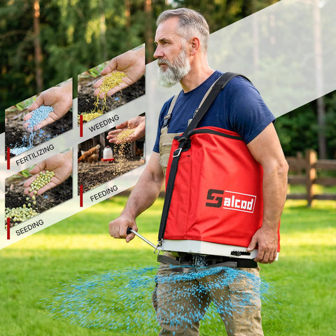 Salcod shoulder strap design reduces fatigue during long spreading sessions.